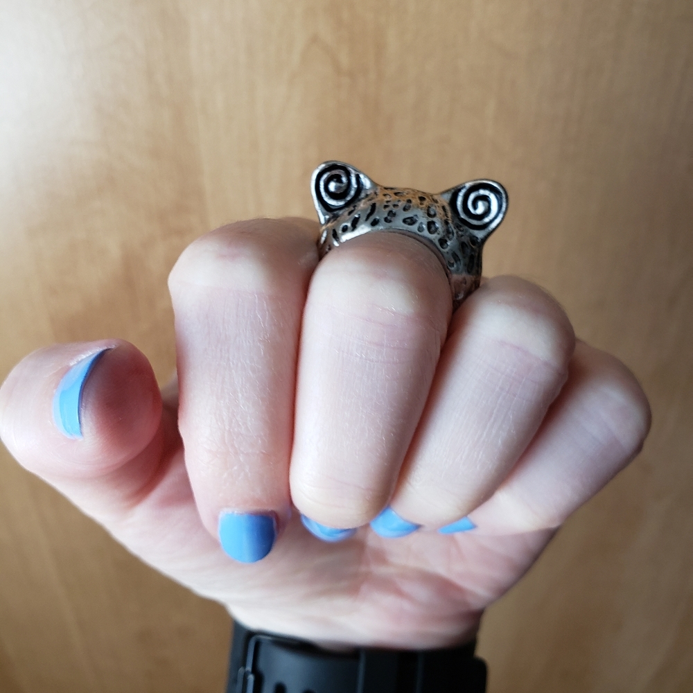 ADD ON - Cat/Cheetah ring - Size 8